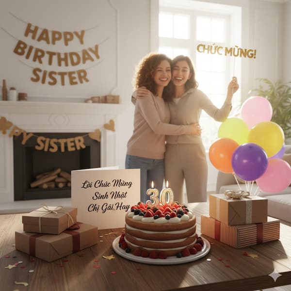 Chúc mừng sinh nhật chị