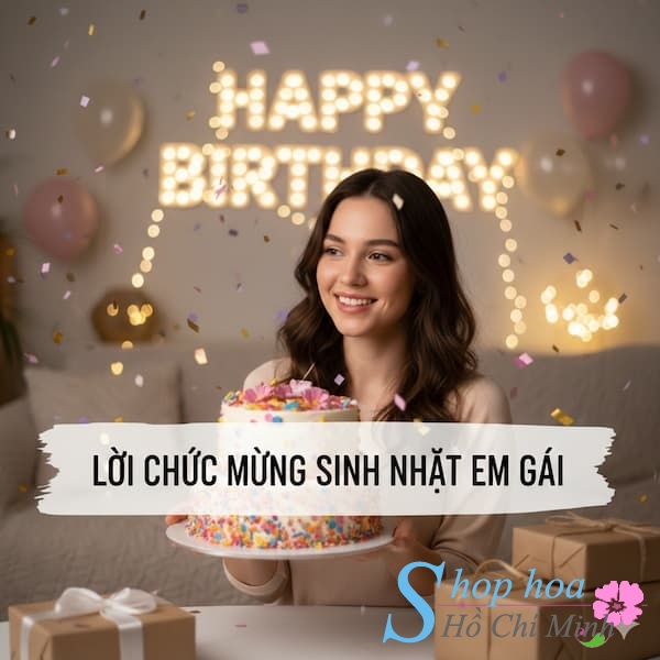 Chúc mừng sinh nhật em gái