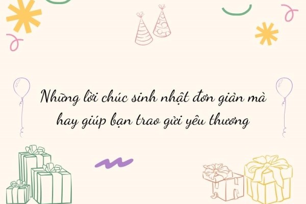 Lời chúc sinh nhật hay
