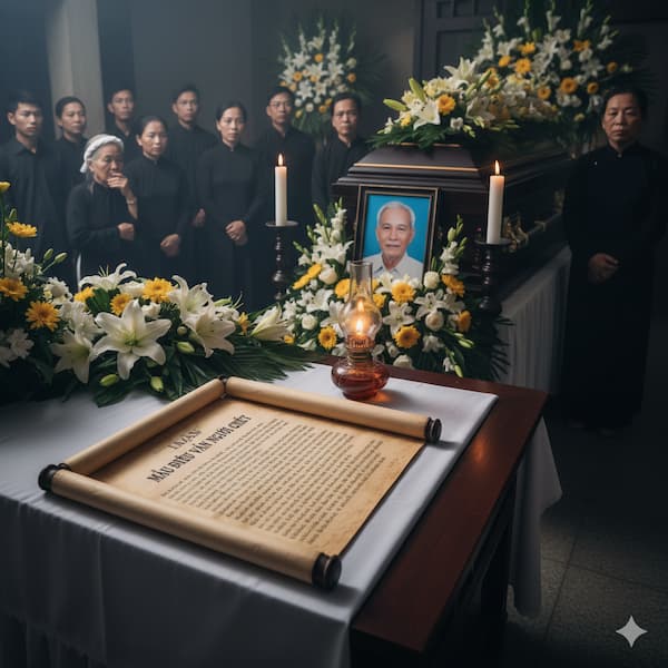 Mẫu điếu văn người chết