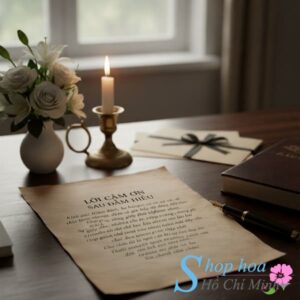 Lời cảm ơn đám tang