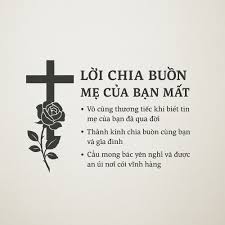 Lời chia buồn mẹ của bạn mất